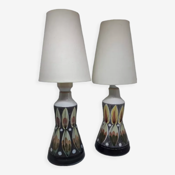 Pair of scandinavian lamps 1970
