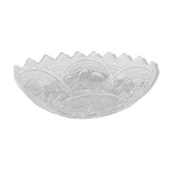 Molded crystal fruit cup