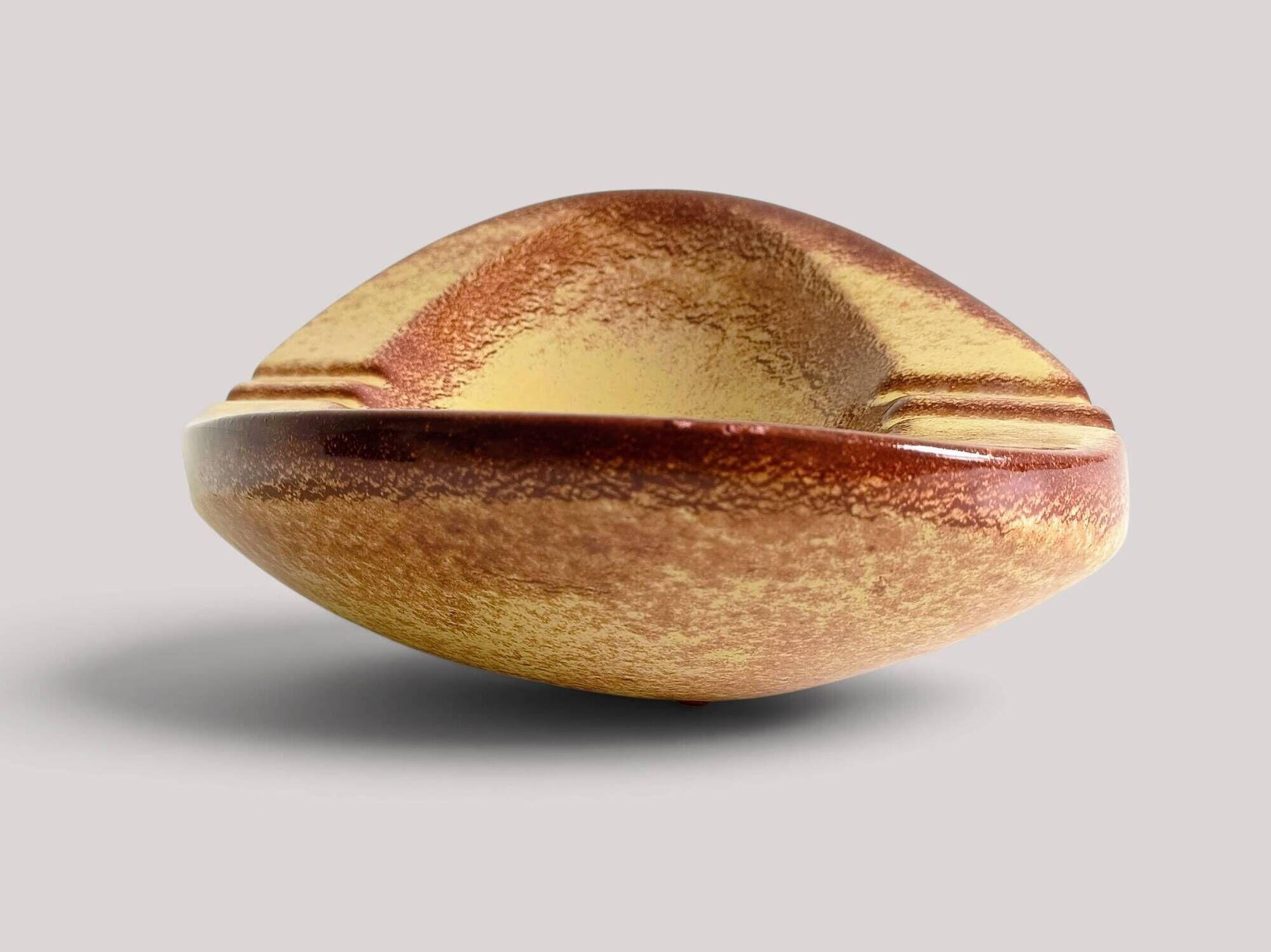 Ceramic ashtray Bertoncello Large or Catchall by Roberto Rigon, 1970s.