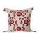 Housse de coussin Hatai beige grenat - 50 x 50