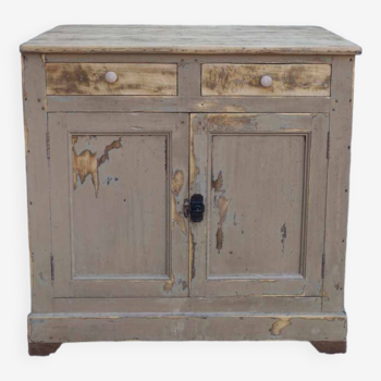 Old weathered sideboard