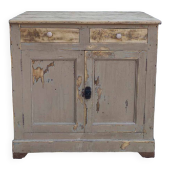 Old weathered sideboard