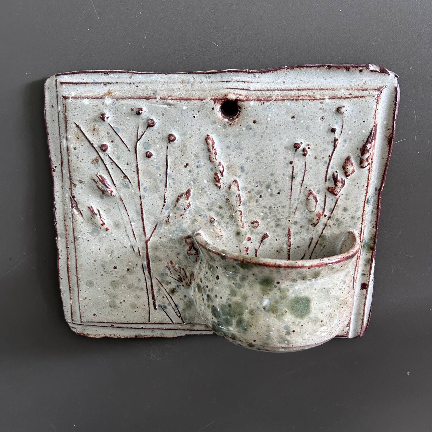 Handcrafted wall planter