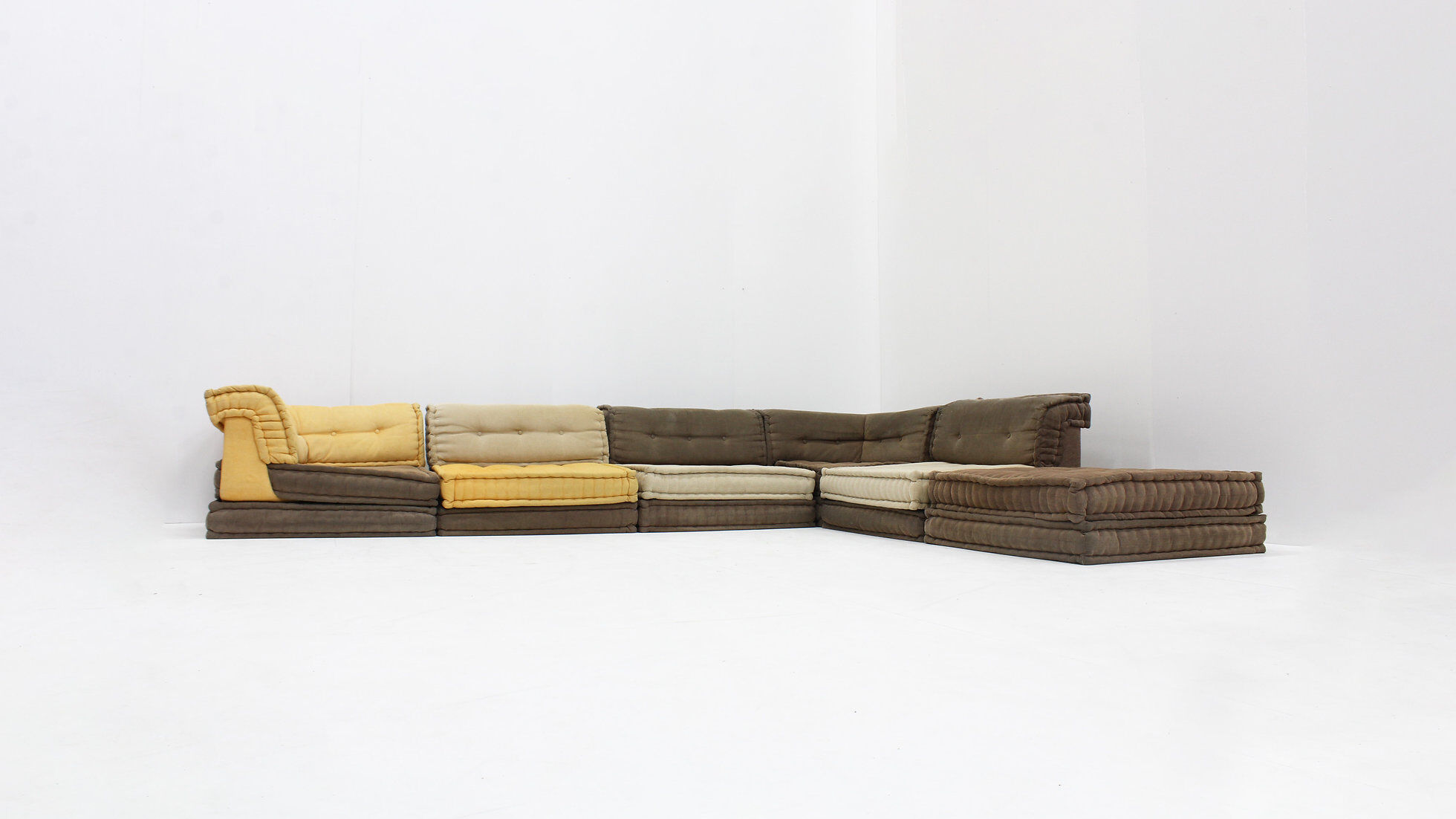 Canapé Roche Bobois Mah Jong, design Hans Hopfer, ensemble de 17 pièces