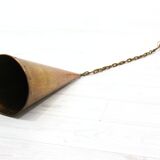Suspension cône en cuivre du Danemark, années 1970