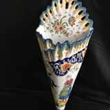 Desvres décor Rouen vase suspended