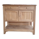 Antique wooden and marble buffet console
