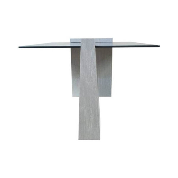 Table basse En Verre Elysée Avec Pieds En Bois