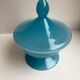 Sky blue opaline box 60s