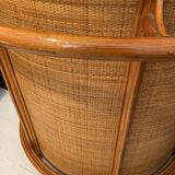Wicker bar counter