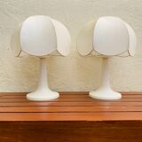 Pair of table lamp feet tulip Design Zicoli