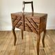 Travailleuse en bois années 1950-1960