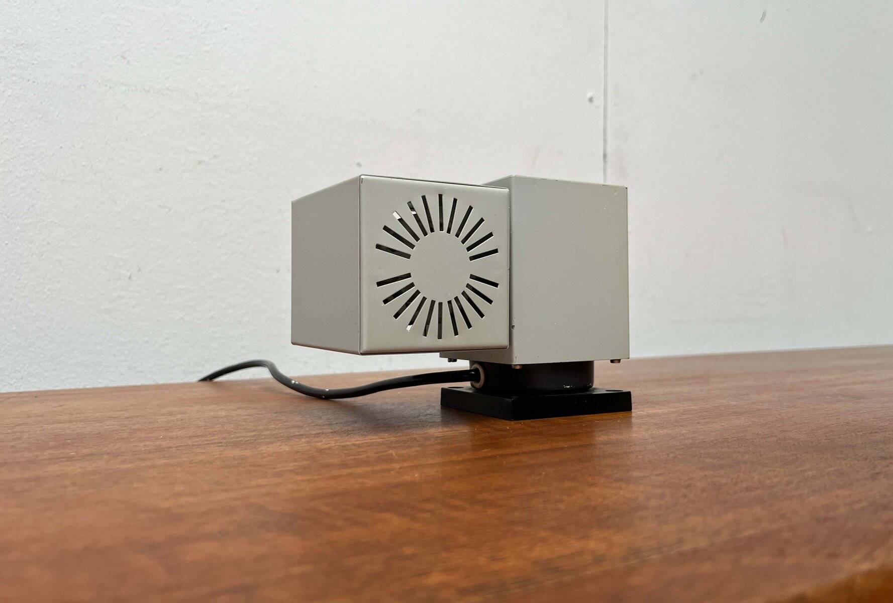 Mid-century minimalist cube wall table lamp 6015 by Kaiser, 1960