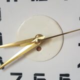 Creil and Montereau earthenware lustucru clock