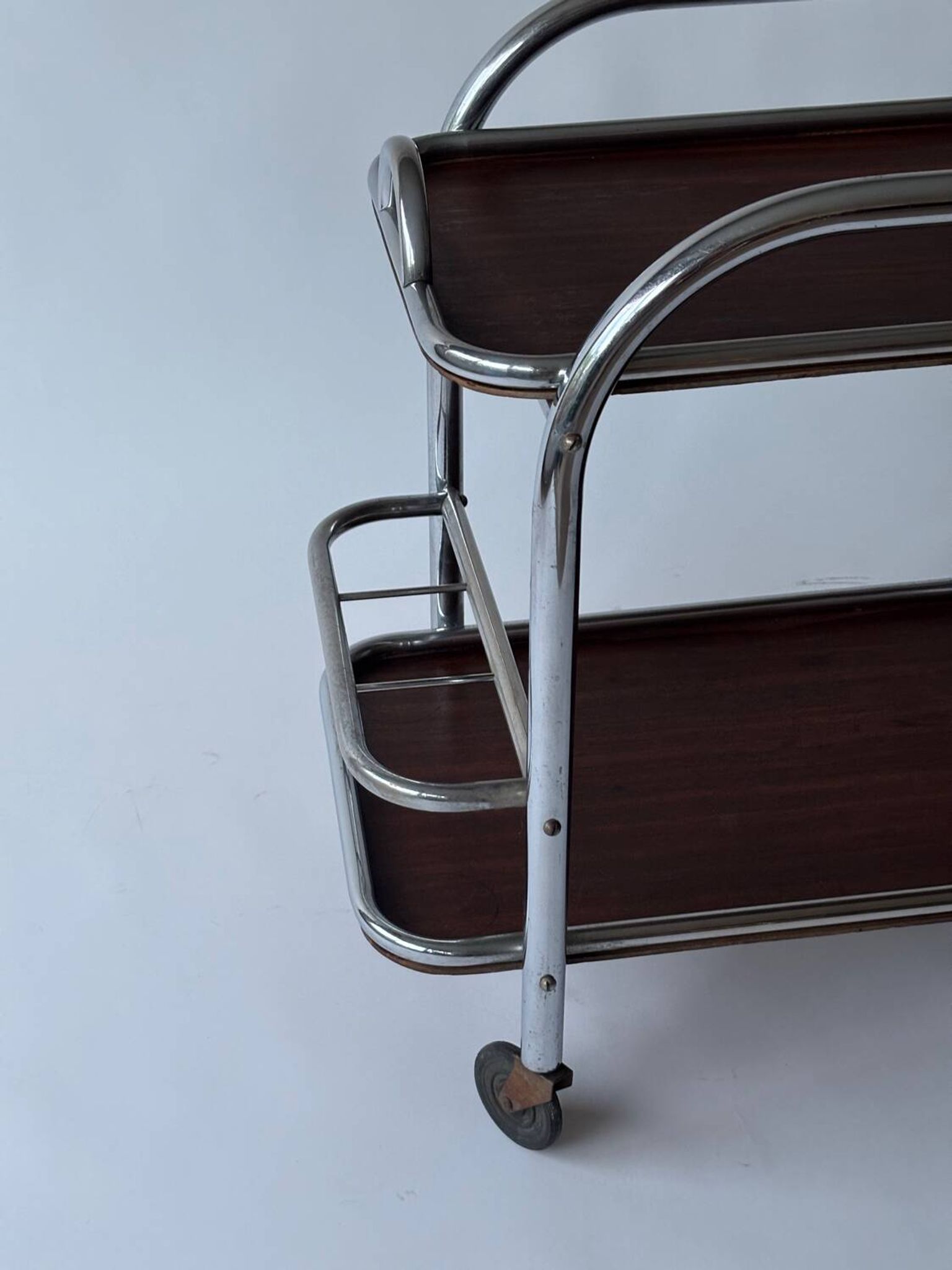 Modernist rolling dessert bar from the 1930s by Robert Mallet-Stevens.