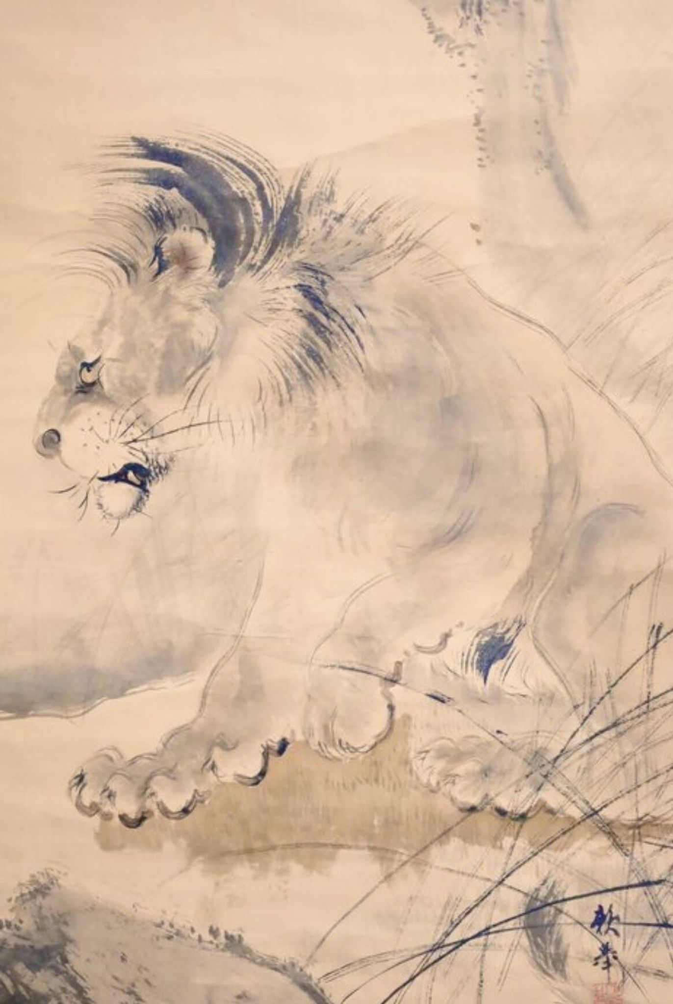 Lion - Japan - Signed Wada Raikyo (1896-1939)