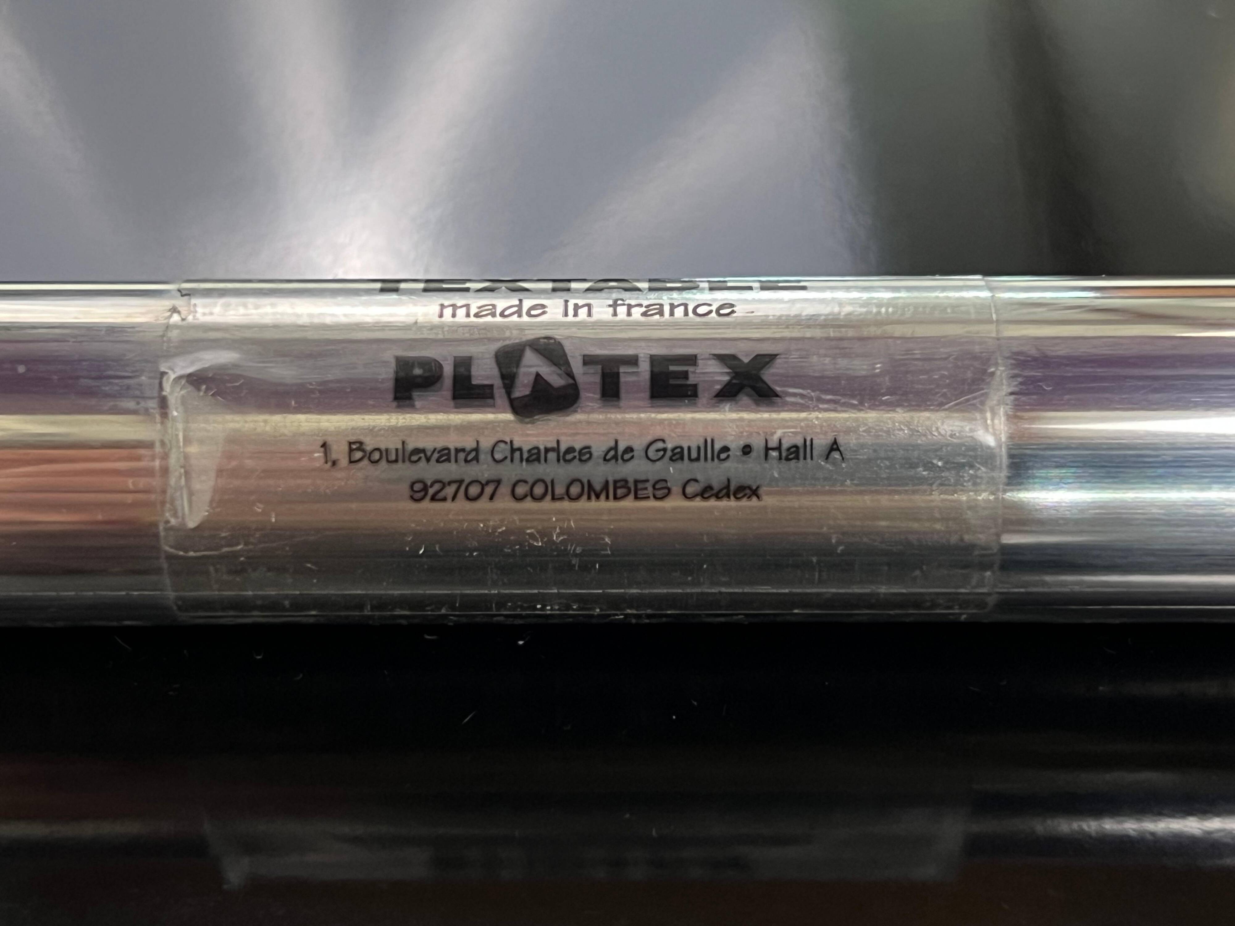 Rolling folding table bar laminate color violet - textable platex