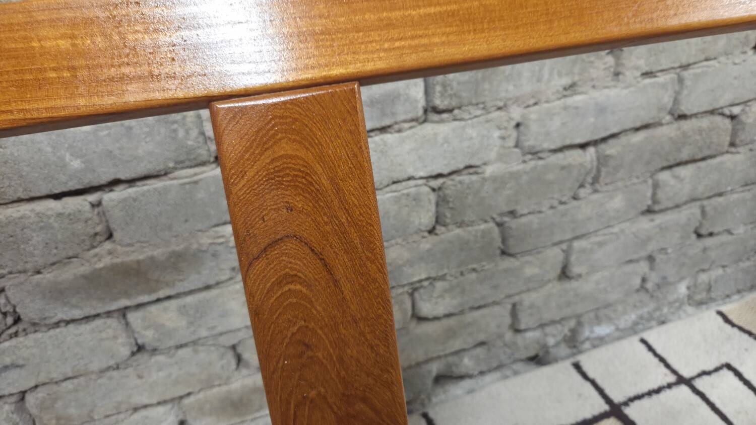 Danish canapé and its 1970s teak armchair