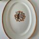 Pair of earthenware plates from Creil and Montereau, decorated with carnations, 1876-1920
