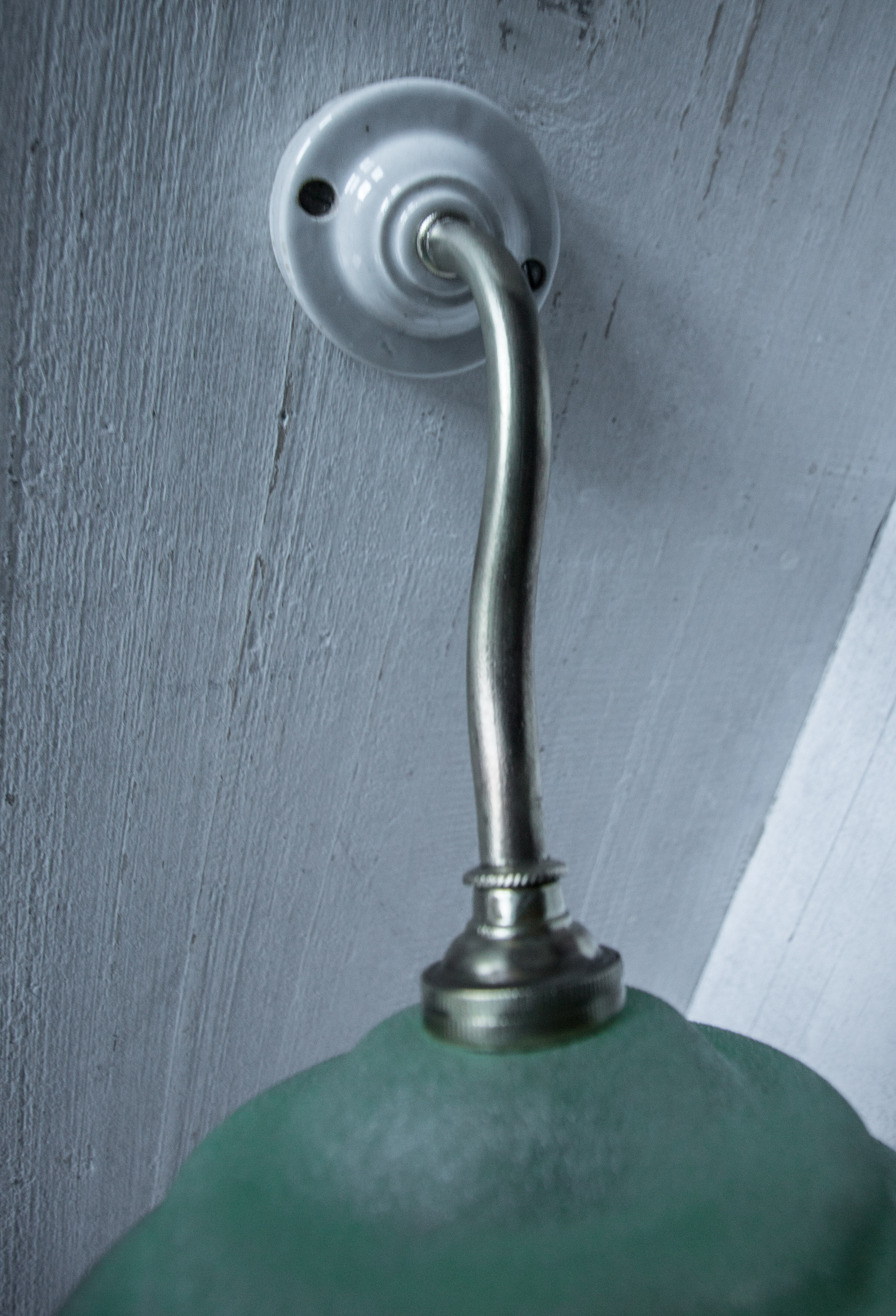 Glass Granita wall light, 1940