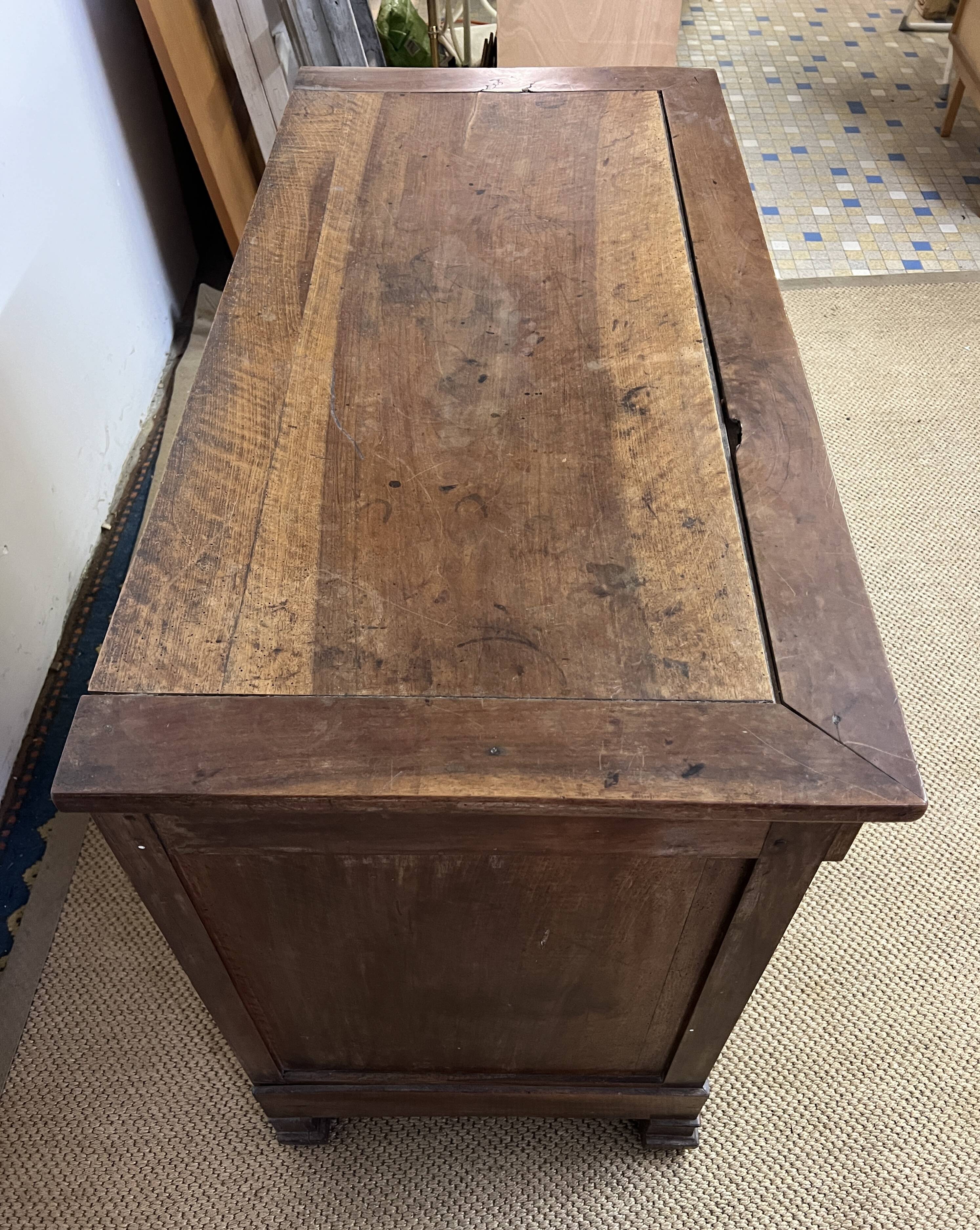 Commode en bois Louis Philippe du 19è siècle