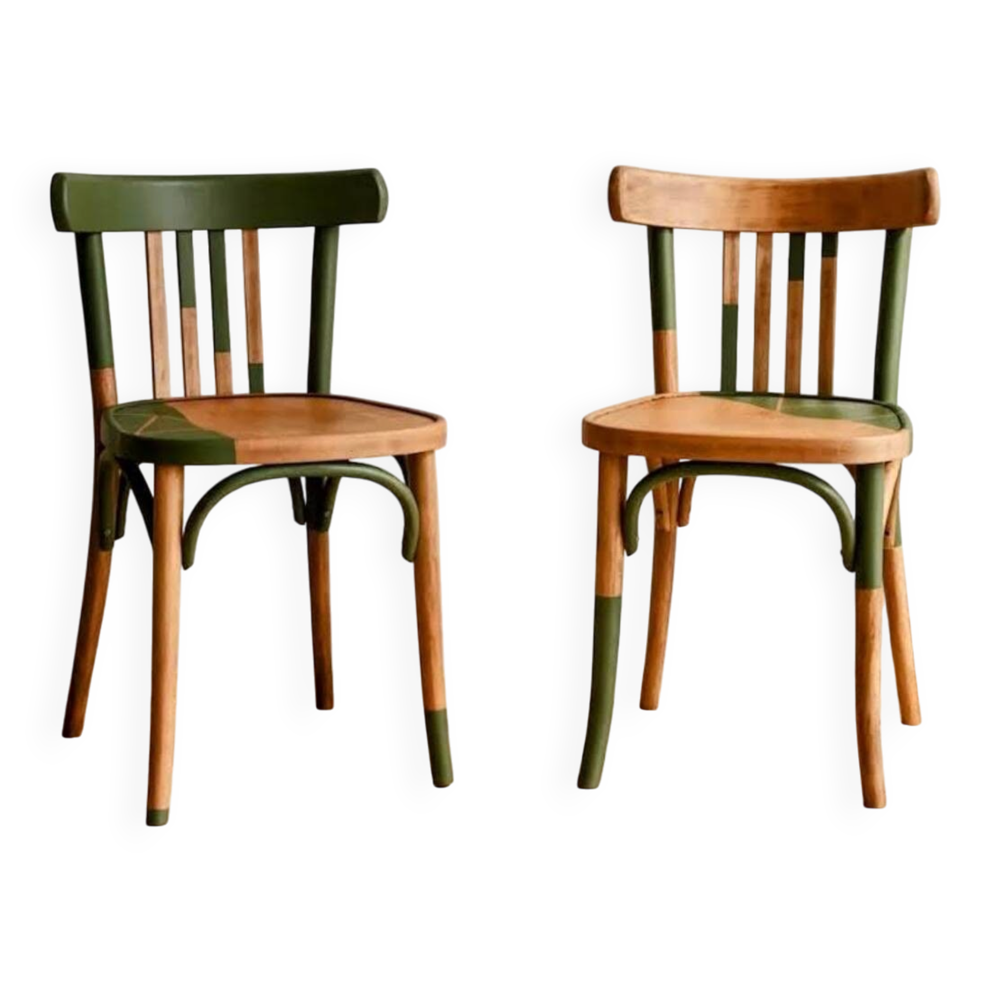 Pair of bistro chairs