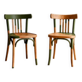 Pair of bistro chairs