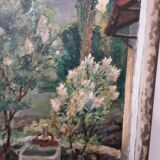 Old painting on wood