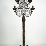 Rare Italian Brutalist floor lamp by Longobard. Italy 1970s