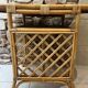 Table d'appoint, desserte en rotin, 2 niveaux