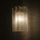 Suspension en verre de Kamenicky Senov, années 1970
