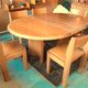 Table & chaises orme Gorgoni pour Roche & Bobois 1970s