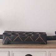 Large wooden Awale Baoule game (Burkina Faso)