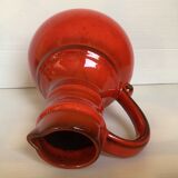 Vase pitcher jug ceramic red style w Germany