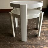 Pull-out tables Italian design 1960 Kastilia space age
