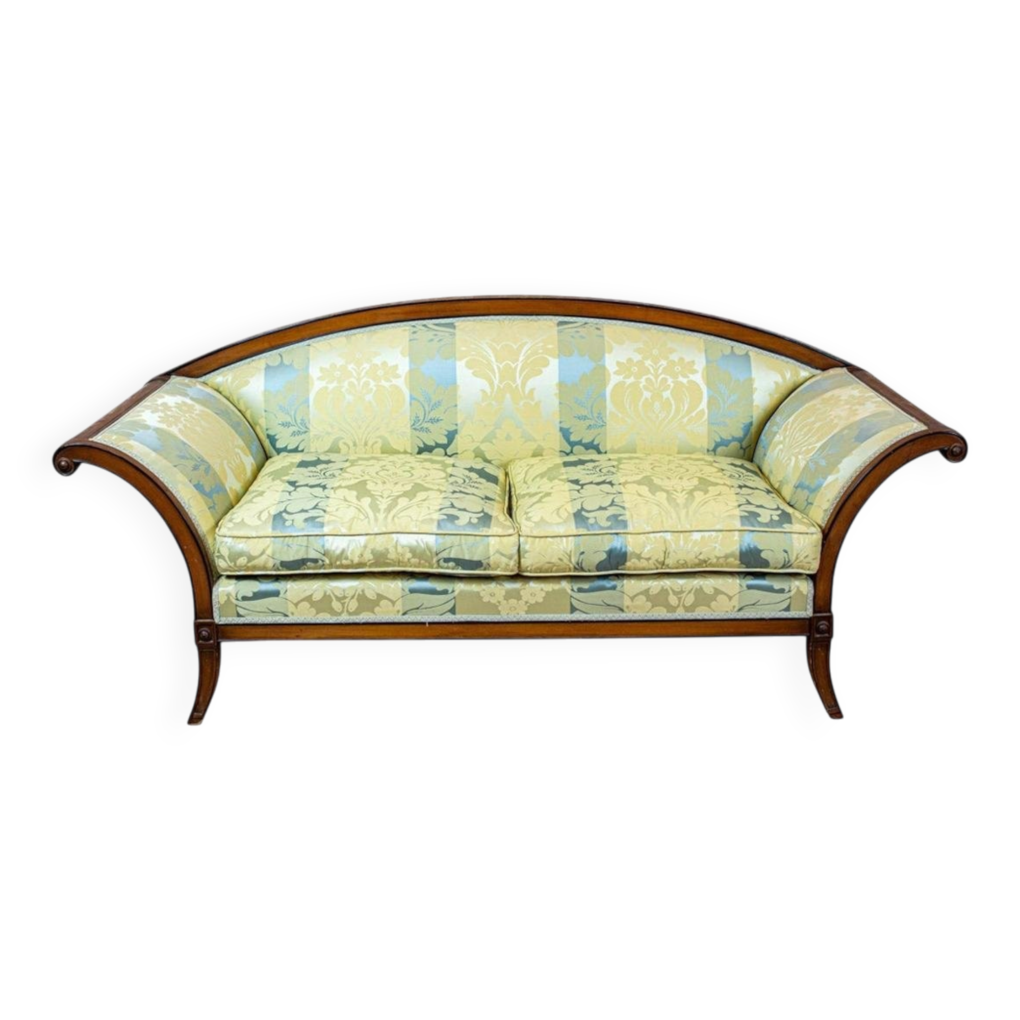 Vintage Walnut Sofa, 1950s