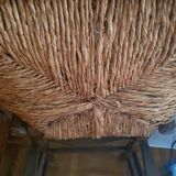 Paire de chaises en bois