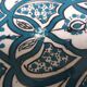 Round dish in artisanal ceramic from Safi in Morocco