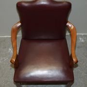Carver office chair in Spencer House leather