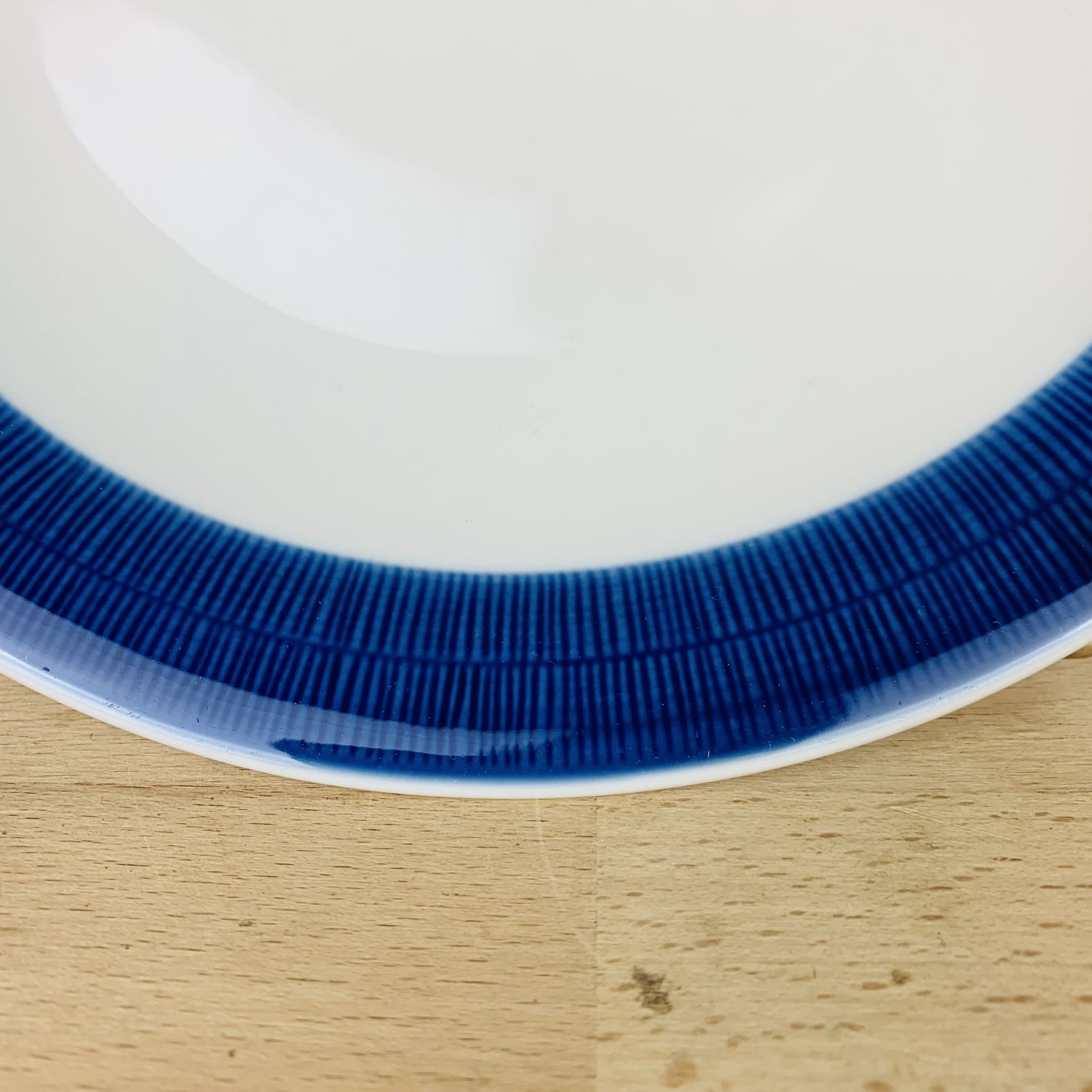 6 Koka ceramic dinner plates by Rörstrand Sweden, Scandinavian