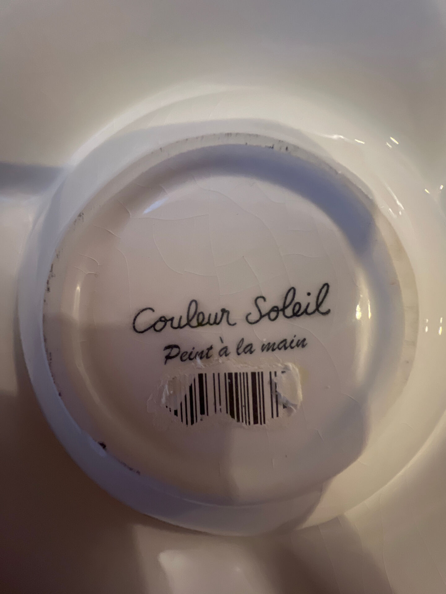Dish, aperitif, ceramic