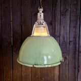 „Alma“ ukrainische Industrie Lampe Poliert / Grün