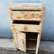 Petit meuble de rangement bois blanc