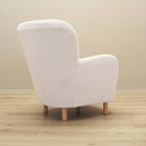 White armchair, Scandinavian design, production: Denmark