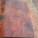 Antique cast iron bistro restaurant pedestal table - 1900s