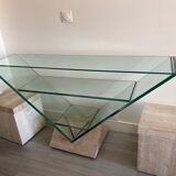 Glass console
