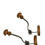 Pair of coat hooks Belle Époque circa 1900
