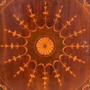 English gueridon in marquetry