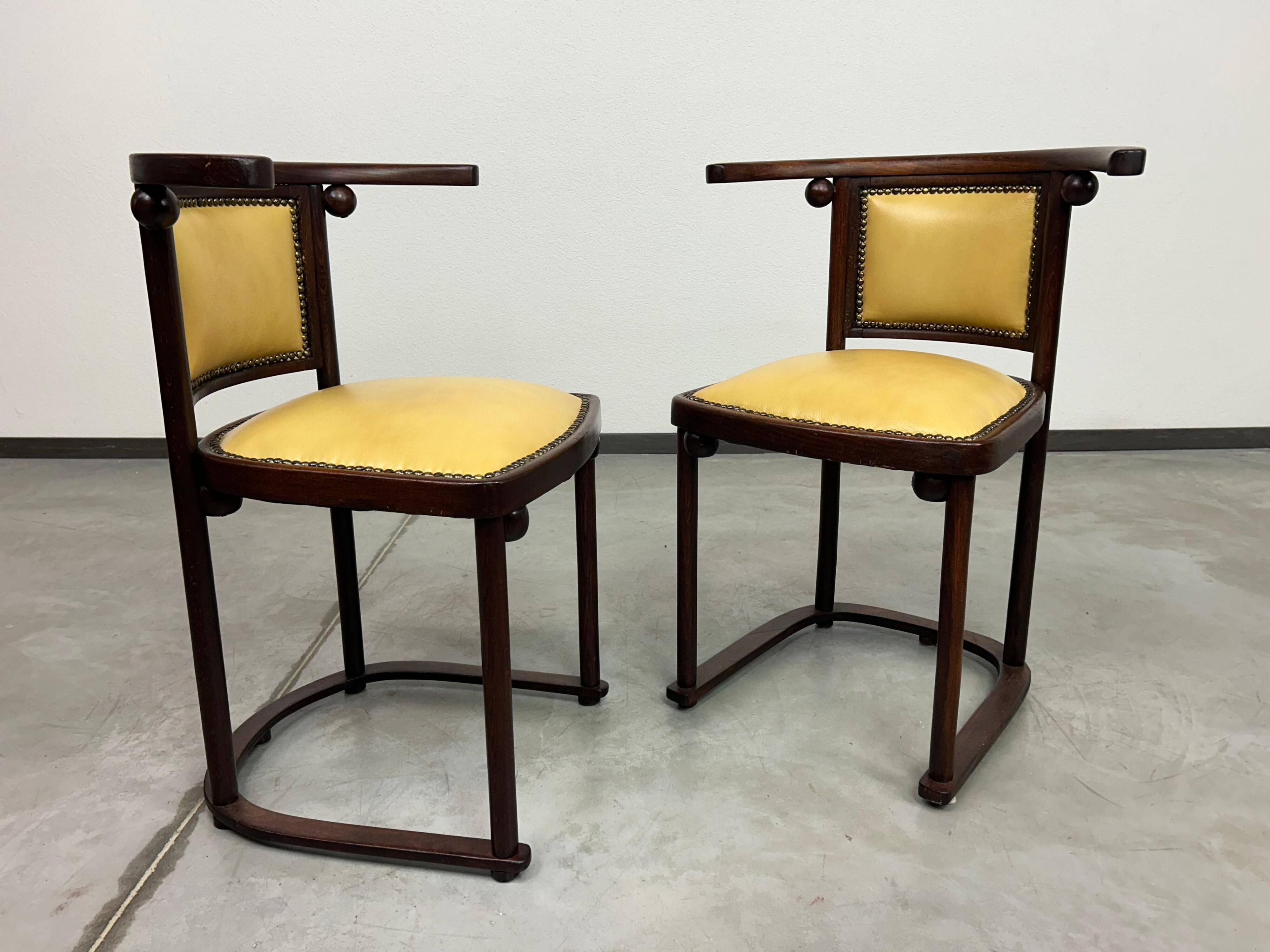 Fledermaus seating group by Josef Hoffmann for Jacob Josef Kohn