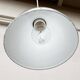Vintage Danish enamelled pendant lamp model ES by Edgar Schlaefle for Louis Poulsen, 1980s.
